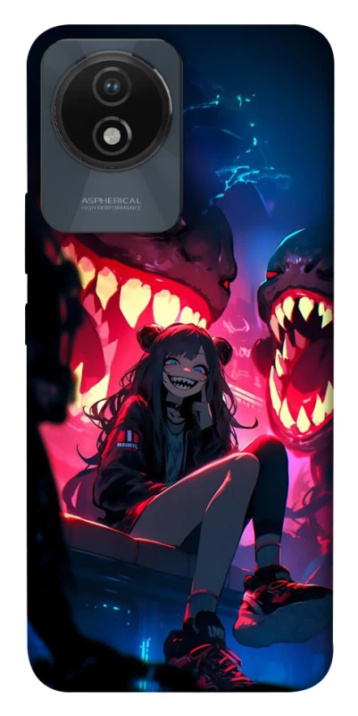 Чехол на Vivo Y02 Anime girl фото 1 из 1
