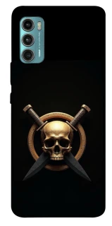 Чохол на Motorola Moto G60 Golden Skull фото 1 з 1