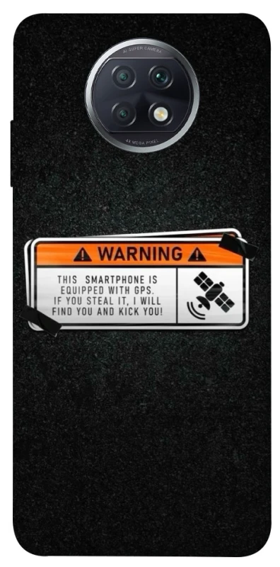 Чехол на Xiaomi Redmi Note 9 5G / Note 9T Warning фото 1 из 1