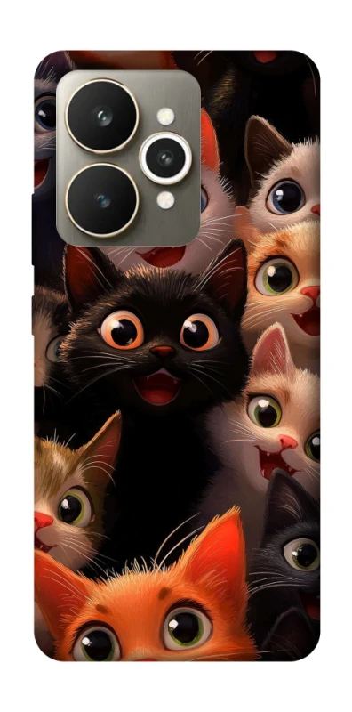 Чехол на Realme 15 happy cats фото 1 из 1