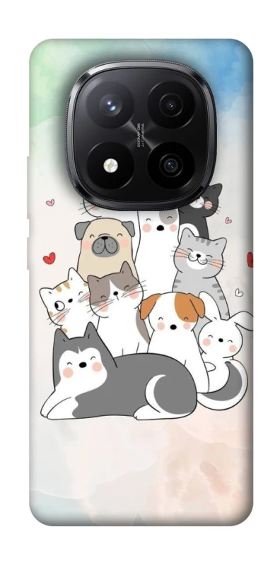 Чохол на Xiaomi Redmi Note 14 Pro+ 5G Funny Pets ver.2 фото 1 з 1
