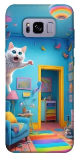 Чохол на Samsung G955 Galaxy S8 Plus crazy cat фото 1 з 1