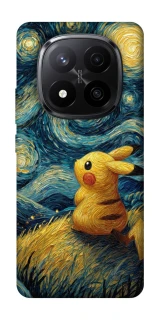 Чохол на Xiaomi Redmi Note 14 Pro+ 5G Pikachu and Van Gogh фото 1 з 1