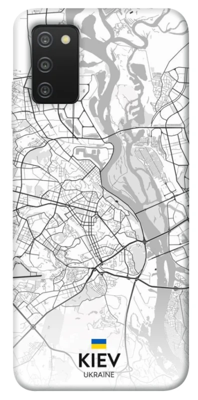 Чохол на Samsung Galaxy A03s Kiev white map фото 1 з 1