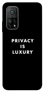Чохол на Xiaomi Mi 10T Privacy is luxury фото 1 з 1