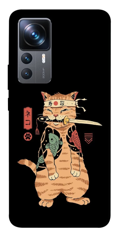 Чехол на Xiaomi 12T / 12T Pro Кот-самурай фото 1 из 1