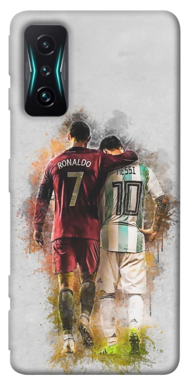 Чохол на Xiaomi Redmi K50 Gaming Ronaldo та Messi фото 1 з 1