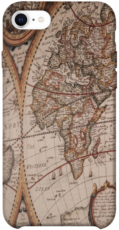 Чехол на Apple iPhone SE (2020) Карта путешествий фото 1 из 1