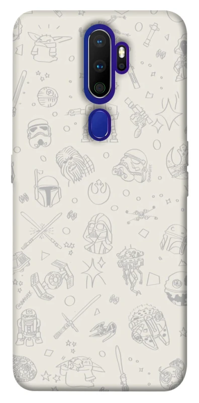 Чохол на Oppo A5 (2020) / Oppo A9 (2020) Star Wars background ver.1 фото 1 з 1