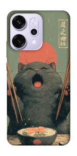 Чехол на Oppo Reno 14 Pro Hungry Cat фото 1 из 1