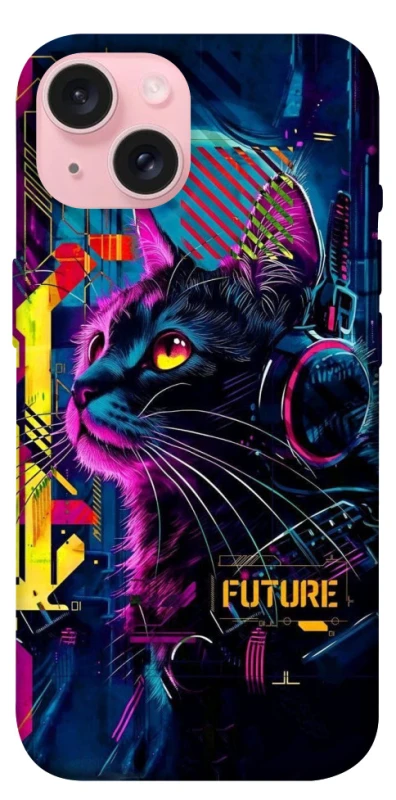 Чохол на Apple iPhone 15 (6.1") Cyber Cat v2 фото 1 з 1