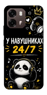 Чехол на Oppo A6 У навушниках 24/7 фото 1 из 2