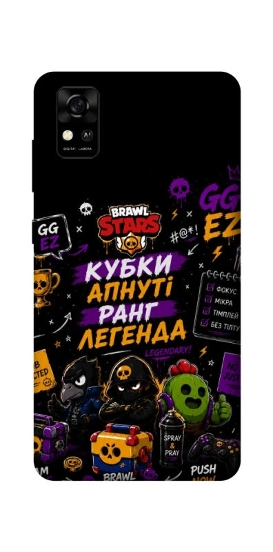 Чехол на ZTE Blade A31 Brawl Stars collage фото 1 из 1
