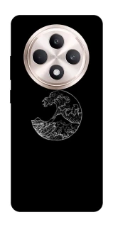 Чехол на Oppo Reno 12 F 4G/5G Black tsunami фото 1 из 1