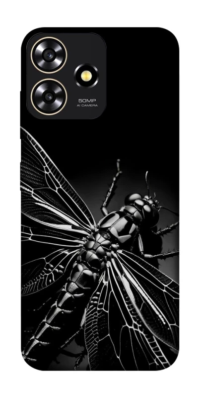 Чохол на ZTE Blade A73 4G Black dragonfly фото 1 з 1
