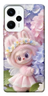 Чохол на Xiaomi Poco F5 / Note 12 Turbo Labubu & Flowers ver.1 фото 1 з 1