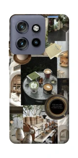 Чохол на Motorola Edge 50 Neo Coffee collage ver.4 фото 1 з 1
