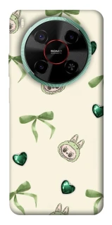 Чехол на ZTE Nubia V70 Max Labubu Green Heart фото 1 из 1