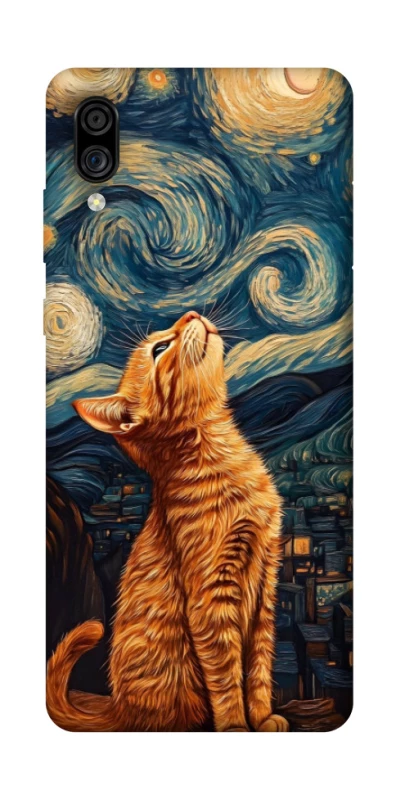 Чохол на ZTE Blade A5 (2020) van gogh cat фото 1 з 1