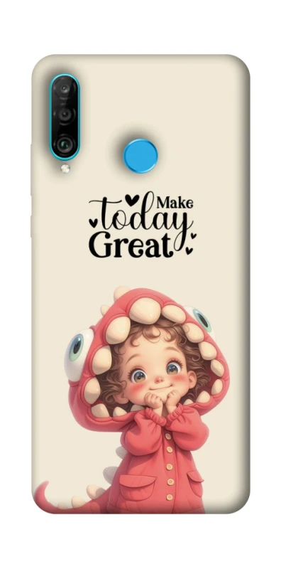 Чехол на Huawei P30 lite Make today great фото 1 из 1