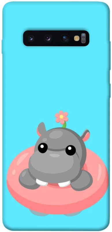 Чохол на Samsung Galaxy S10+ Adopt Me Hippo Floatie фото 1 з 1