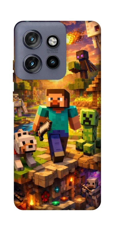 Чохол на Motorola Edge 50 Neo Minecraft v6 фото 1 з 1