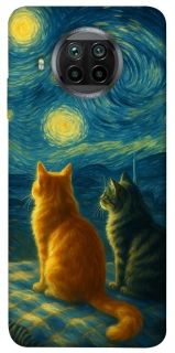 Чехол на Xiaomi Mi 10T Lite / Redmi Note 9 Pro 5G Cats under the stars фото 1 из 1