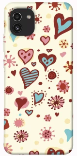 Чохол на Samsung Galaxy A03 Pretty hearts фото 1 з 1