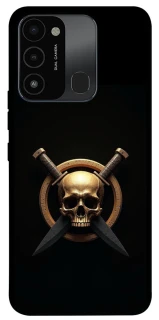 Чохол на TECNO Spark 8C Golden Skull фото 1 з 1