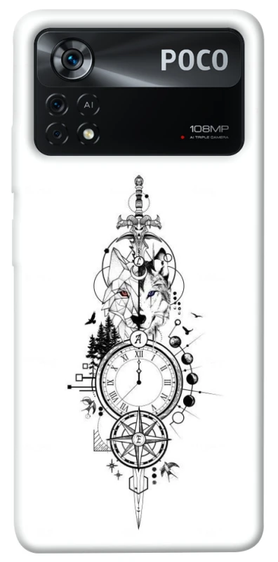 Чехол на Xiaomi Poco X4 Pro 5G Tattoo ver.8 фото 1 из 1
