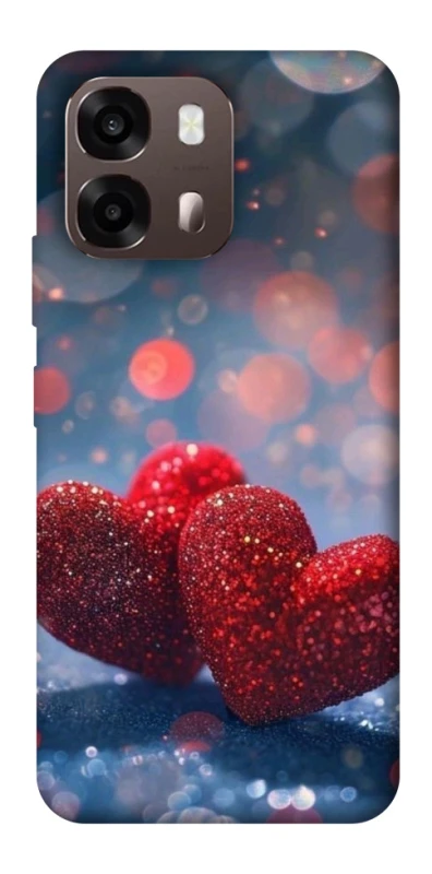 Чохол на Oppo A6 Red hearts фото 1 з 2