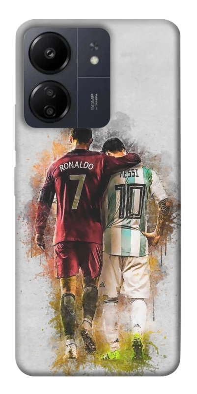 Чохол на Xiaomi Poco C65 Ronaldo та Messi фото 1 з 1