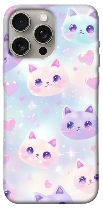 Чехол на Apple iPhone 15 Pro Max (6.7") Funny Kittens ver.4 фото 1 из 1