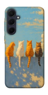 Чехол на Samsung Galaxy A35 cats on wall фото 1 из 1
