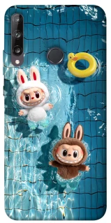 Чохол на Huawei P40 Lite E Labubu in the pool фото 1 з 1