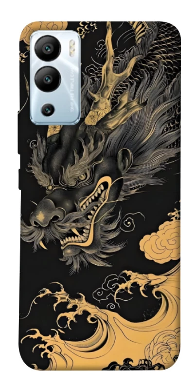 Чохол на Infinix Hot 12i gold dragon фото 1 з 1