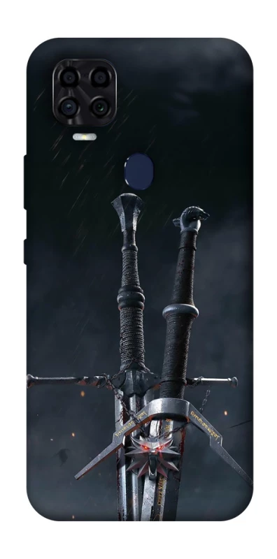 Чехол на ZTE Blade v2020 Мечи Ведьмака фото 1 из 1