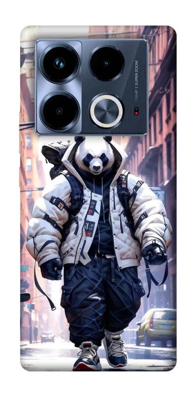 Чохол на Infinix Note 40 4G Панда кур'єр фото 1 з 1