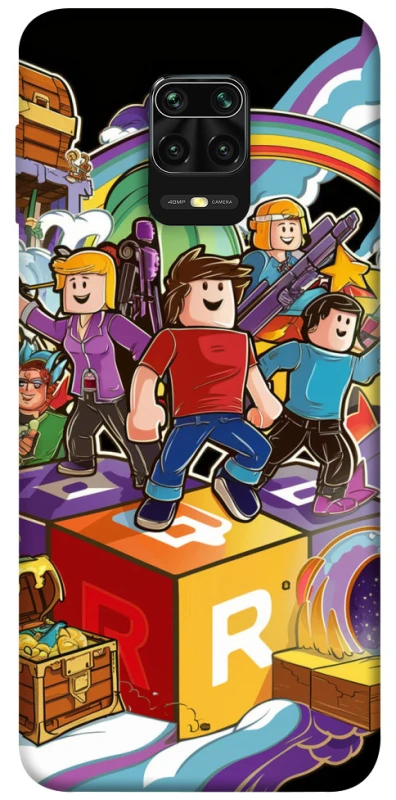 Чохол на Xiaomi Redmi Note 9s / Note 9 Pro / Note 9 Pro Max Roblox family фото 1 з 1