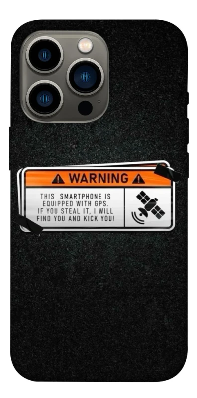 Чохол на Apple iPhone 13 Pro (6.1") Warning фото 1 з 1