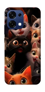Чохол на Oppo A6 Pro 4G/5G happy cats фото 1 з 2