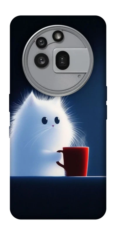 Чохол на Nothing Phone (3a) Pro Чохол кіт з кавою фото 1 з 1