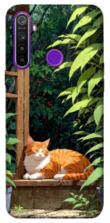 Чохол на Realme 5 red cat фото 1 з 1
