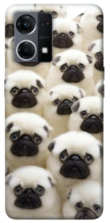 Чехол на Oppo Reno 7 4G Doggy Pug Love фото 1 из 1