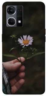 Чохол на Oppo Reno 7 4G Ромашка v4 фото 1 з 1