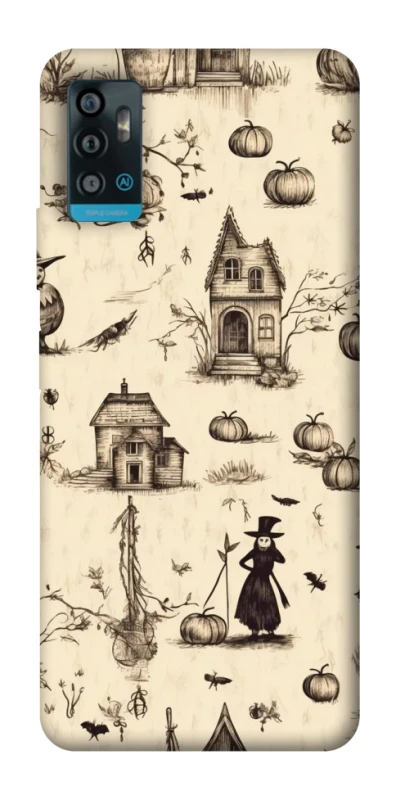 Чохол на ZTE Blade A71 Halloween aesthetic ver.1 фото 1 з 1