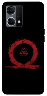 Чехол на Oppo Reno 7 4G Валькнут v2 фото 1 из 1