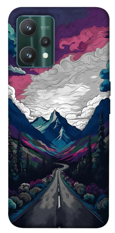 Чехол на Realme 9 Pro Нарисованные горы фото 1 из 1