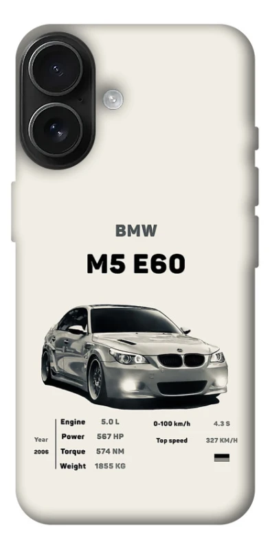 Чохол на Apple iPhone 17 (6.3") BMW M5 E60 фото 1 з 1