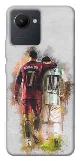Чехол на Realme C30 Ronaldo и Messi фото 1 из 1